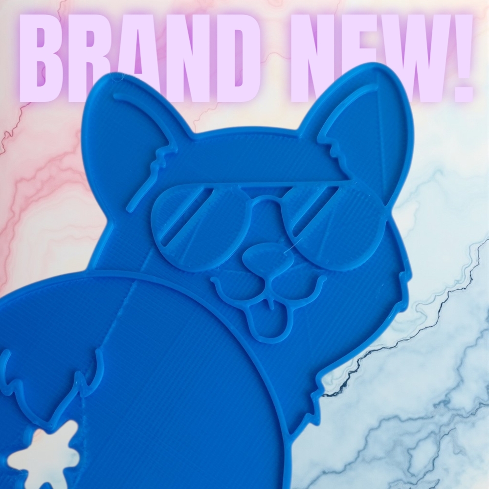 3D Printed Corgi Shaped Bread Bag Sealer
